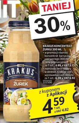 Koncentrat żurek Krakus 500 ml promocja w Selgros