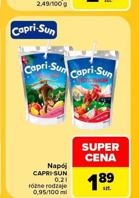 Napój Capri-Sun Mystic Dragon promocja w Carrefour