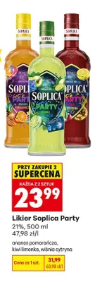 Likier Soplica Party kiwi limonka promocja w Biedronka