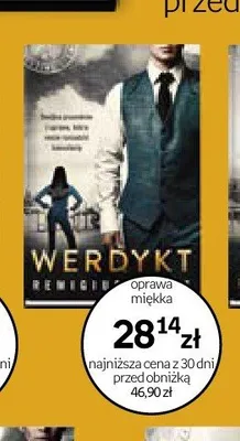 Książka Werdykt Joanna Chyłka Remigiusz Mróz oprawa miękka promocja w Empik