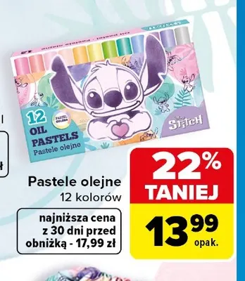 Pastele olejne CoolPack 12 kolorów promocja w Carrefour