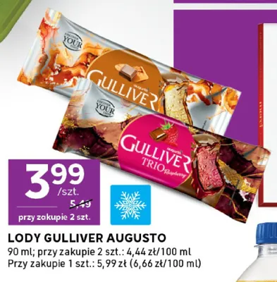 Lody Gulliver Augusto promocja w Stokrotka