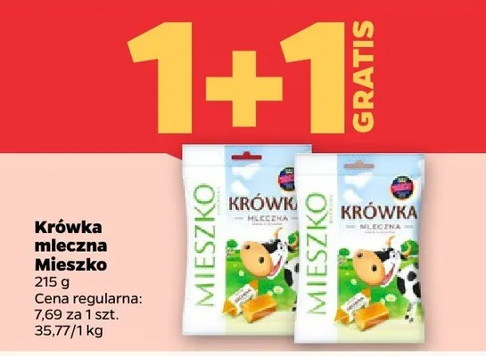 Krówka mleczko promocja w Netto
