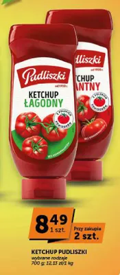 Ketchup Pudliszki pikantny promocja w Groszek