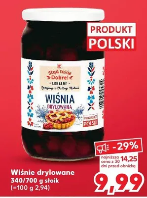 Wiśnie drylowane promocja w Kaufland