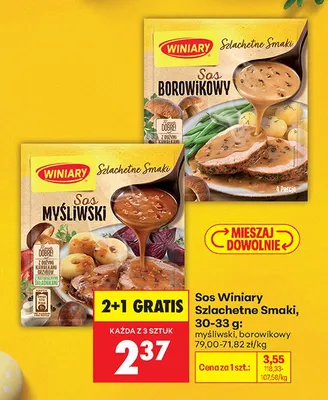 Sos szlachetne smaki myśliwski promocja w Biedronka