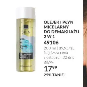 Olejek i płyn micelarny do demakijażu 2 w 1 Avon promocja w AVON