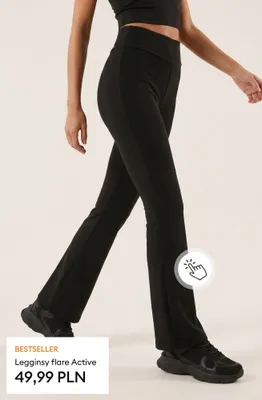 Legginsy flare Active promocja w Sinsay