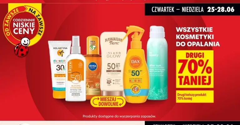 Olejek do opalania Nivea Sun Intense Bronze SPF 6 promocja w Biedronka