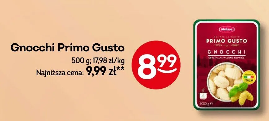 Gnocchi Primo Gusto promocja w Żabka