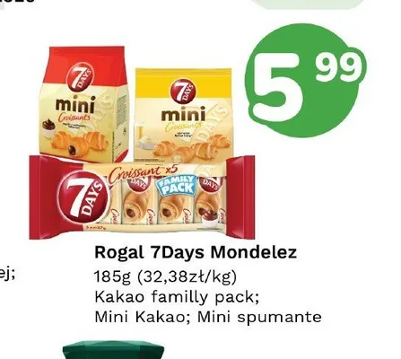 Rogale mini 7Days Spumante promocja w Limonka