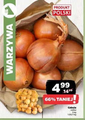 Cebula polska promocja w Netto