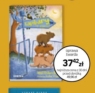 Książka Kapibary oprawa twarda promocja w Empik