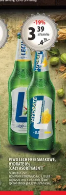 Piwo bezalkoholowe Lech Smakowe Hydrate promocja w Arhelan