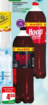 Napój gazowany Hoop Cola Classic Taste promocja w Dino