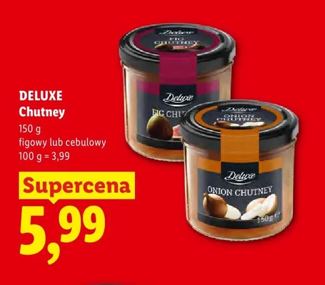 Chutney figowy Deluxe promocja w Lidl