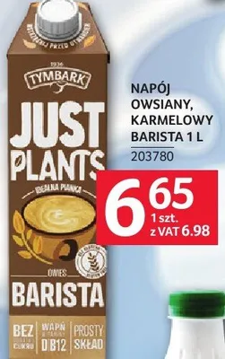 Napój owsiany karmelowy barista 1l Just Plants promocja w Selgros
