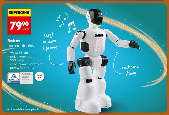 Robot humanoidalny promocja w Biedronka