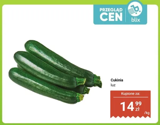 Cukinia luz promocja w Dino