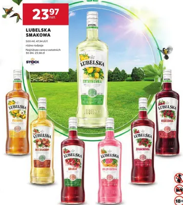 Wódka smakowa Lubelska Cytrynówka promocja w Stokrotka