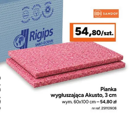Pianka wygłuszająca Akusto promocja w Bricoman