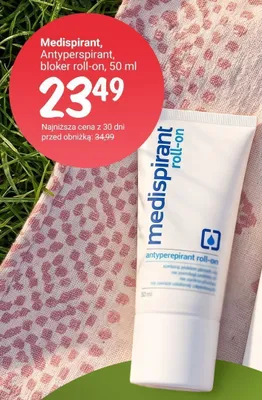Antyperspirant bloker roll-on Medispirant promocja w Rossmann