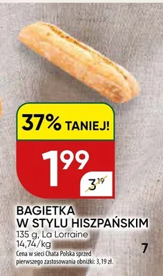 Bagietka w stylu hiszpańskim promocja w Chata Polska