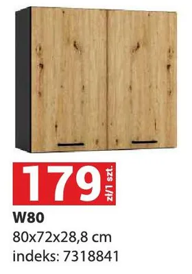 Szafka kuchenna W80 80x72x28,8cm indeks 7318841 promocja w Merkury Market