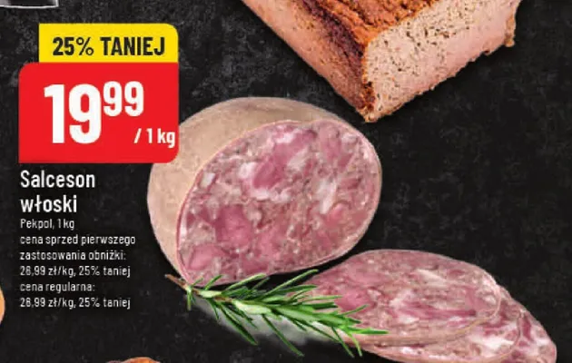 Salceson włoski promocja w POLOmarket