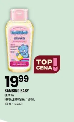 Oliwka hipoalergiczna Bambino Baby promocja w Drogerie Natura