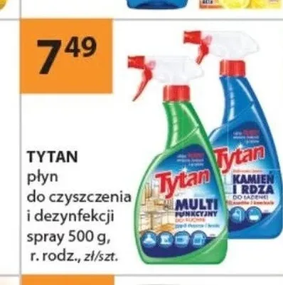 Płyn do czyszczenia i dezynfekcji Tytan promocja w Drogerie Laboo