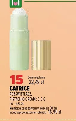 Rozświetlacz do twarzy Catrice Pistachio Cream promocja w Drogerie Natura