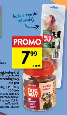 Kość z szynki włoskiej Dogway promocja w Intermarche