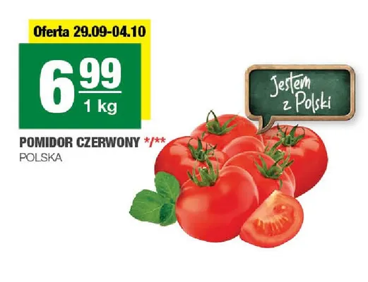 Pomidory czerwone promocja w SPAR