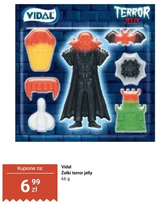 Żelki terror jelly Vidal promocja w Dino
