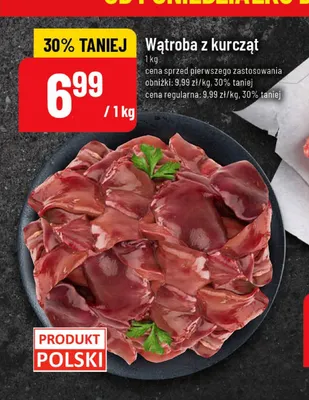Wątroba z kurcząt promocja w POLOmarket