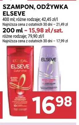 Szampon, odżywka Elseve promocja w Stokrotka