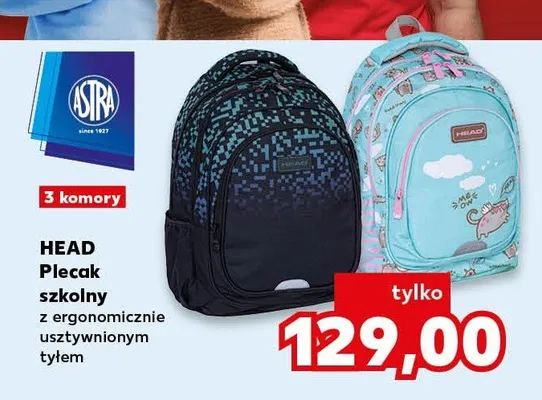 Plecak szkolny Head promocja w Kaufland
