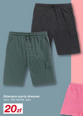 Dziecięce szorty dresowe rozm. 128-158/164 promocja w KiK
