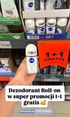 Dezodorant Roll-on Nivea promocja w Aldi