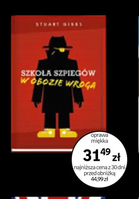 Książka Szkoła Szpiegów w obozie wroga Stuart Gibbs promocja w Empik