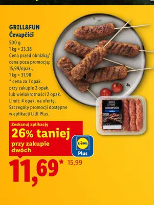 Ćevapčići Grill&Fun promocja w Lidl