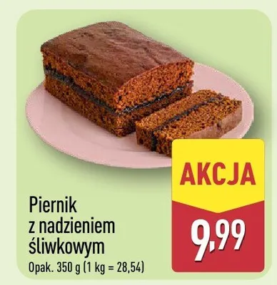 Piernik z nadzieniem śliwkowym promocja w Aldi