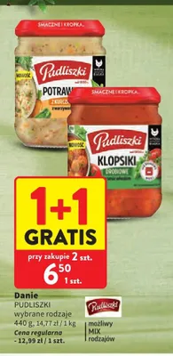 Danie Potrawka z kurczaka Pudliszki promocja w Intermarche