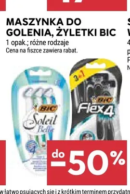 Maszynka do golenia BIC promocja w Stokrotka