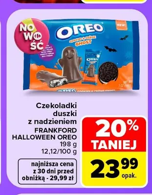 Czekoladki duszki z nadzieniem Halloween Oreo Frankford promocja w Carrefour Market
