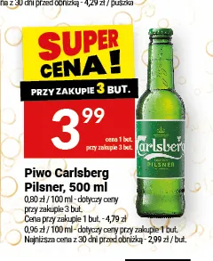 Piwo Carlsberg Pilsner promocja w Twój Market