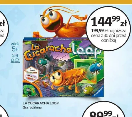 Gra rodzinna Ravensburger La Cucaracha Loop promocja w Empik