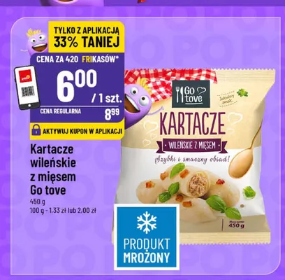 Kartacze wileńskie z mięsem Go tove promocja w POLOmarket