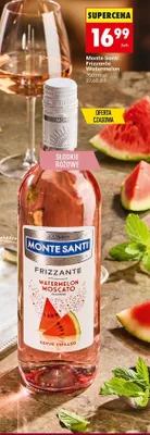 Wino Monte Santi Frizzante Watermelon promocja w Biedronka